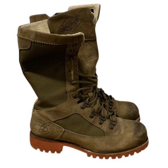 Timberland Waterproof Leather Winter Boots Womens 9.5 Brown TimberDry Lace Up - Picture 1 of 13